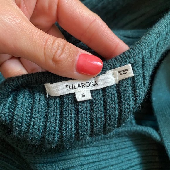 Tularosa Green Sweater Dress - Picture 5 of 6